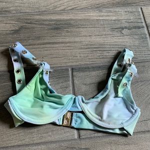 Heart of Sun tie dye buckle bikini top